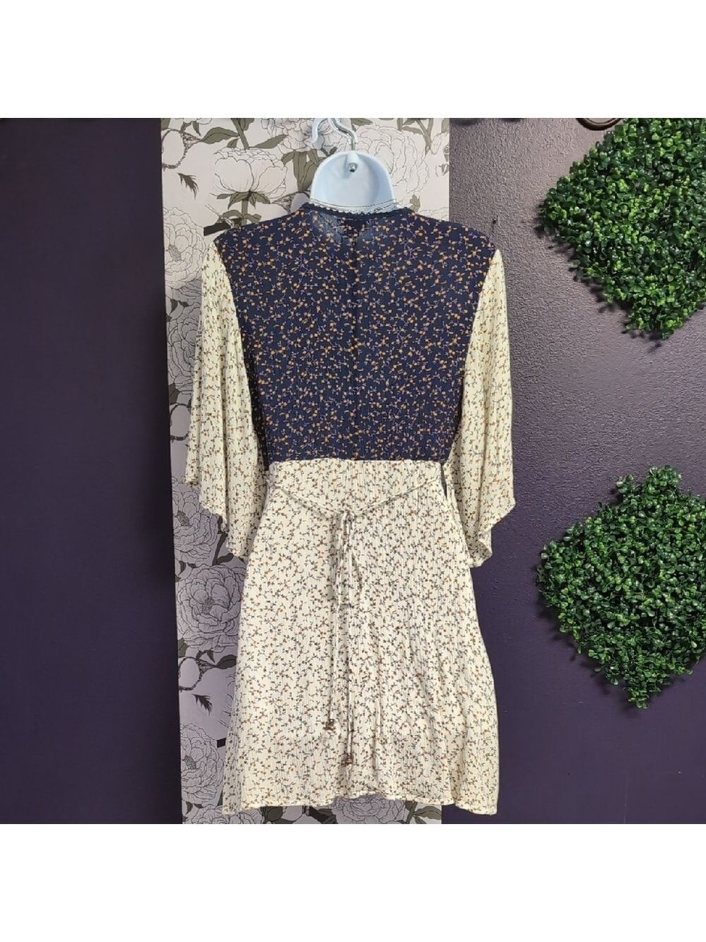 Anama Blue and Cream Patterned Tunic - Picture 7 of 9
